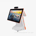 Sistema POS a doppio touch screen da 15,6 pollici